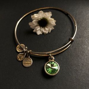 AUGUST birthstone!! alex & ani bracelet 💕